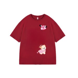 Burgundy Fashion T-Shirt