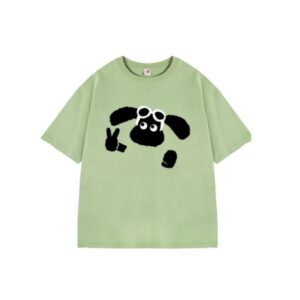 Green Cute Lamb T-Shirt